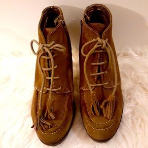 Anne Klein Tutorial Suede Ankle Boot